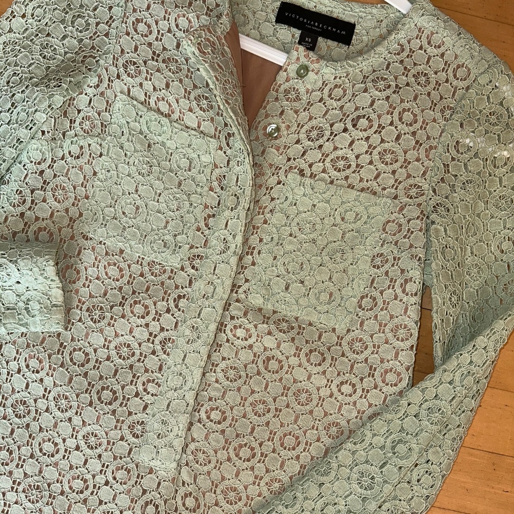 Victoria  Beckham  target mint lace jacket, Dress, Short set, XL,XS,2  GD1100 - Picture 11 of 12